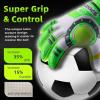 Sportout Kids Goalkeeper Gloves, Soccer Goalie Gloves with Double Wrist Protection and Non-Slip Wear Resistant Latex Material to Prevent Injuries view 2