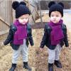 Ikevan 1-5 Years Toddler Girls PU Lapel Leather Jacket Ins Children's Baby Short Leather Jacket Turn-down Short Clothes (Black, 3-4 Years) view 4
