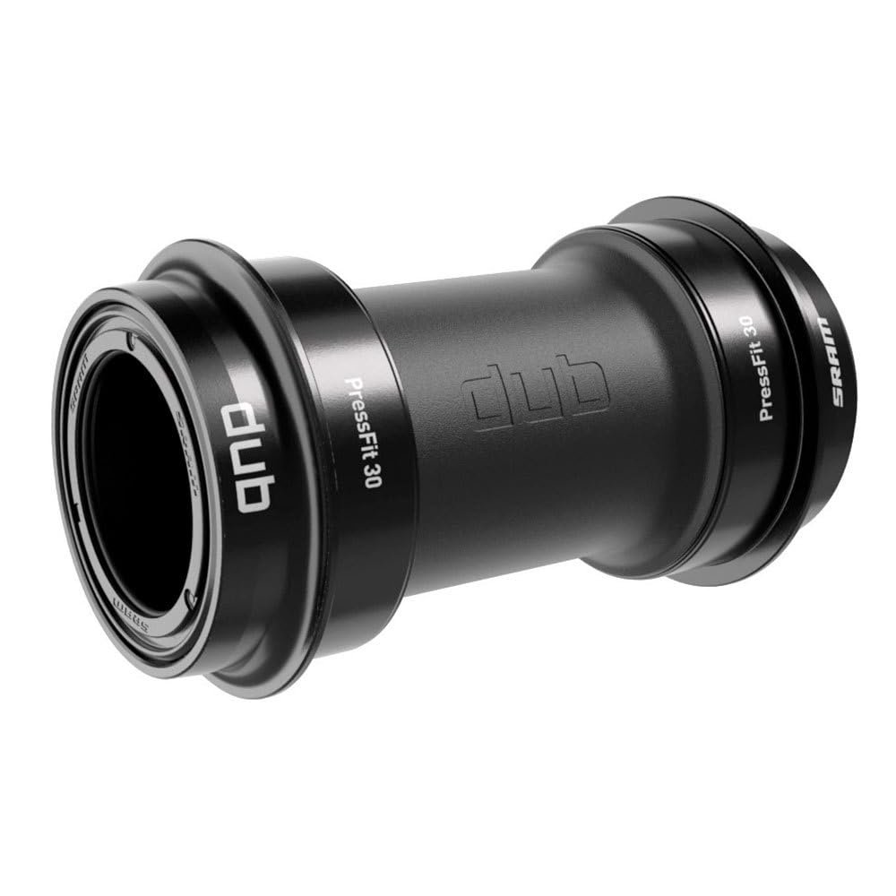 SRAM Dub PF30 73mm Wide Ceramic Bottom Bracket | Precision Press Fit BB with 28.99mm Spindle, 46mm Diameter, Durable Ceramic Bearings, Dub Technology, High-Performance Cycling Gear for Road & MTB