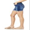 WallFlower Jeans Irresistible Denim Shorts for Women High Rise Insta Soft Figure Enhancing Stretch Denim in Standard and Plus, Kelly, 20 Plus view 2