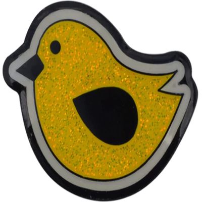 ReadyGOLF Birdie Hunting Glitter Ball Marker & Hat Clip - Yellow