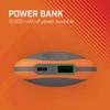 THAW Rechargeable USB Hand Warmer, Portable Power Bank Charger, Great for Hunting, Sports, Camping, Outdoors, 3 Levels of Relaxing Heat - Small,Orange and Gray view 3