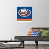 Trends International NHL New York Islanders - Logo 21 Wall Poster, 14.72" x 22.37", Premium Poster & Push Pin Bundle view 2