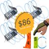 AirFly Castable Crab Trap for Pier, Jetty & Surf - 6-Loop Fishing Pole Crab Trap | Dungeness, Blue & Rock Crabs | Lead-Free | CA, OR, WA, MD & FL, Made in USA view 2