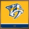 Trends International NHL Nashville Predators - Logo 21 Wall Poster, 22.375" x 34", Bronze Framed Version view 1