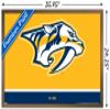 Trends International NHL Nashville Predators - Logo 21 Wall Poster, 22.375" x 34", Bronze Framed Version view 3