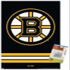 Trends International NHL Boston Bruins - Logo 21 Wall Poster with Push Pins view 1