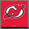 Trends International NHL New Jersey Devils - Logo 21 Wall Poster, 22.375" x 34", Barnwood Framed Version view 1