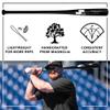 SSK Z9 Professional Edge Coaches Wood Fungo Bat 33" 35" 37" - Baseball & Softball - 60 Day Warranty - 35+ Colors (Black/Black/White, 35") view 2