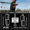 SSK Z9 Professional Edge Coaches Wood Fungo Bat 33" 35" 37" - Baseball & Softball - 60 Day Warranty - 35+ Colors (Black/Black/White, 35") view 3