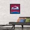 Trends International NHL Colorado Avalanche - Logo 21 Wall Poster, 14.725" x 22.375", Black Framed Version view 2
