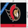 Trends International NHL Ottawa Senators - Logo 21 Wall Poster, 22.37" x 34.00", Premium Poster & Push Pin Bundle view 3