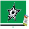 Trends International NHL Dallas Stars - Logo 21 Wall Poster with Push Pins view 1