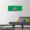 Trends International NHL Dallas Stars - Logo 21 Wall Poster with Push Pins view 2