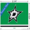 Trends International NHL Dallas Stars - Logo 21 Wall Poster with Push Pins view 3