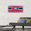 Trends International NHL Montreal Canadiens - Logo 21 Wall Poster, 14.725" x 22.375", Silver Framed Version view 2