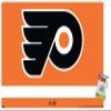 Trends International NHL Philadelphia Flyers - Logo 21 Wall Poster, 22.37" x 34.00", Premium Poster & Push Pin Bundle view 1