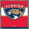 Trends International NHL Florida Panthers - Logo 21 Wall Poster, 22.375" x 34", Barnwood Framed Version view 1