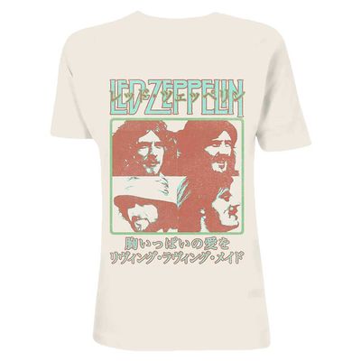 Led Zeppelin Japanese Poster Official Tee T-Shirt Mens Unisex (Small)