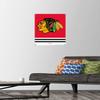 NHL Chicago Blackhawks - Logo 21 Wall Poster with Push Pins view 2