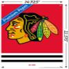 NHL Chicago Blackhawks - Logo 21 Wall Poster with Push Pins view 3