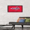 Trends International NHL Washington Capitals - Logo 21 Wall Poster, 14.725" x 22.375", Black Framed Version view 2