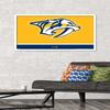 Trends International NHL Nashville Predators - Logo 21 Wall Poster, 22.375" x 34", White Framed Version view 2