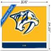 Trends International NHL Nashville Predators - Logo 21 Wall Poster, 22.375" x 34", White Framed Version view 3