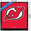 Trends International NHL New Jersey Devils - Logo 21 Wall Poster, 22.375" x 34", Black Framed Version view 3
