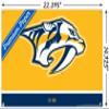 Trends International NHL Nashville Predators - Logo 21 Wall Poster, 14.72" x 22.37", Premium Poster & Push Pin Bundle view 3