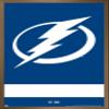 Trends International NHL Tampa Bay Lightning - Logo 21 Wall Poster, 22.375" x 34", Bronze Framed Version view 1