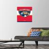 Trends International NHL Florida Panthers - Logo 21 Wall Poster with Push Pins view 2