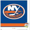 Trends International NHL New York Islanders - Logo 21 Wall Poster, 22.37" x 34.00", Premium Poster & Push Pin Bundle view 1