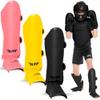 Elite Sports Muay Thai MMA Kickboxing Boys and Girls Shin Guards for Age 4 to 8 Years, Instep Guard Sparring Protective Leg Shin Kick Pads for Kids (Medium, Black) view 1