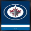 Trends International NHL Winnipeg Jets - Logo 21 Wall Poster, 22.375" x 34", Black Framed Version view 1
