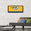 Trends International NHL Nashville Predators - Logo 21 Wall Poster, 14.725" x 22.375", Black Framed Version view 2