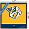 Trends International NHL Nashville Predators - Logo 21 Wall Poster, 14.725" x 22.375", Black Framed Version view 3