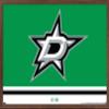 Trends International NHL Dallas Stars - Logo 21 Wall Poster, 22.375" x 34", Mahogany Framed Version view 1