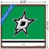 Trends International NHL Dallas Stars - Logo 21 Wall Poster, 22.375" x 34", Mahogany Framed Version view 3