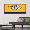 Trends International NHL Nashville Predators - Logo 21 Wall Poster, 22.375" x 34", Mahogany Framed Version view 2