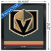 Trends International NHL Vegas Golden Knights - Logo 21 Wall Poster, 14.725" x 22.375", Black Framed Version view 3