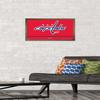 Trends International NHL Washington Capitals - Logo 21 Wall Poster, 14.725" x 22.375", Bronze Framed Version view 2