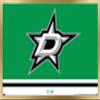 Trends International NHL Dallas Stars - Logo 21 Wall Poster, 22.375" x 34", Gold Framed Version view 1