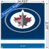 Trends International NHL Winnipeg Jets - Logo 21 Wall Poster, 14.72" x 22.37", Premium Poster & Push Pin Bundle view 3