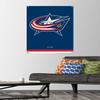 Trends International NHL Columbus Blue Jackets - Logo 21 Wall Poster with Pushpins view 2