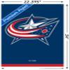 Trends International NHL Columbus Blue Jackets - Logo 21 Wall Poster with Pushpins view 3