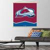 Trends International NHL Colorado Avalanche - Logo 21 Wall Poster, 22.375" x 34", Premium Print and Beechwood Hanger Bundle view 2