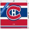 Trends International NHL Montreal Canadiens - Logo 21 Wall Poster, 22.37" x 34.00", Premium Poster & Push Pin Bundle view 3