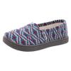TOMS Classic Diamondven Girl's Shoes Size 2.5, Color: Navy Blue/Red/Grey-Blue view 1