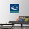 Trends International NHL Vancouver Canucks - Logo 21 Wall Poster, 14.72" x 22.37", Premium Poster & Push Pin Bundle view 2